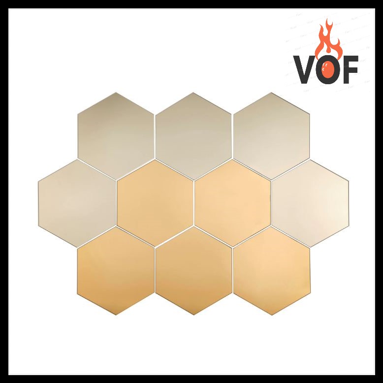 [10 PIECES] IKEA DESIGNER MIRROR HONEFOSS MIRROR 18X21CM CERMIN IKEA