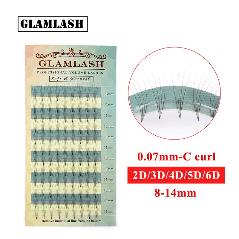 2d 3d 4d 5d 6d Russian Volume Mink Eyelash Extension Premade Fan False Lashes