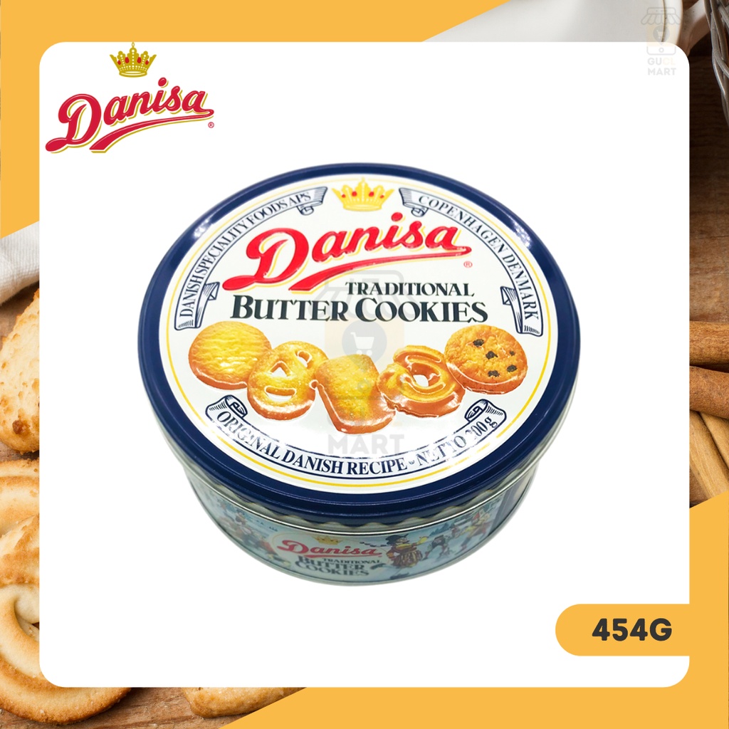 Danisa Traditional Butter Cookies Box Original Danish Recipe 454g
