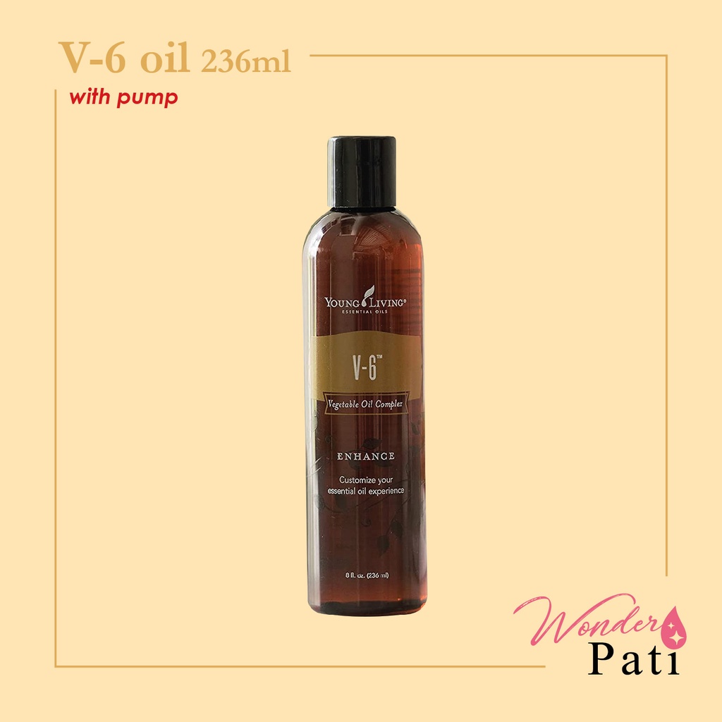 ORIGINAL Young Living V6 Enhanced Vegetable Oil 236ml & 58ml Shopee