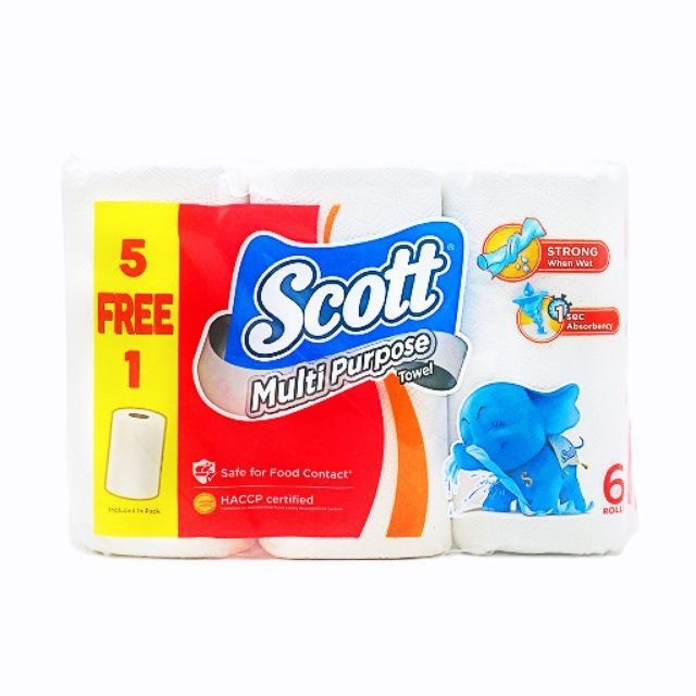 Scott multi purpose towel 5+1 | Shopee Malaysia