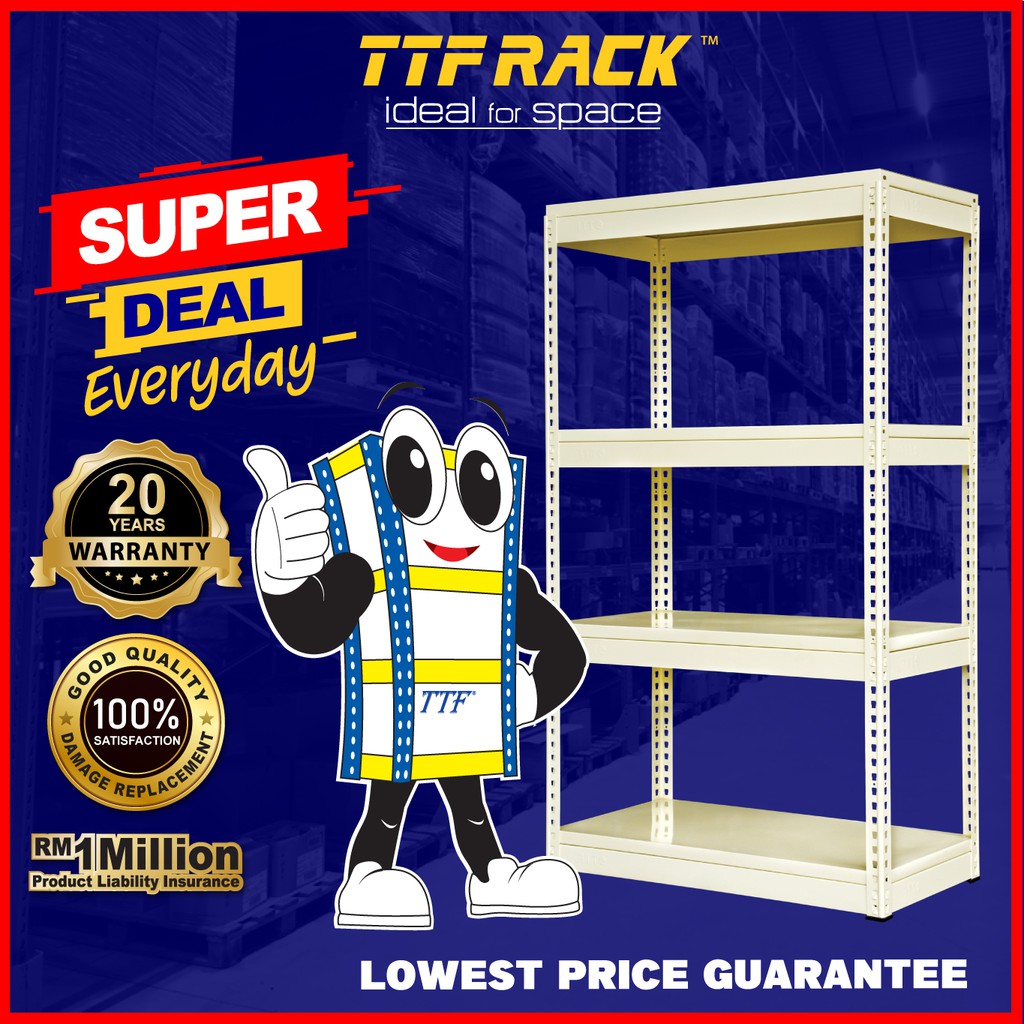TTF Boltless Rack (H)151211cm (D)45 60cm (L)90 120cm Storage Rack