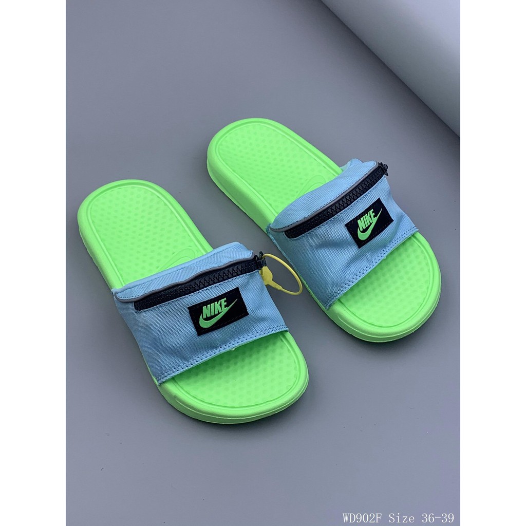 nike slippers with pocket