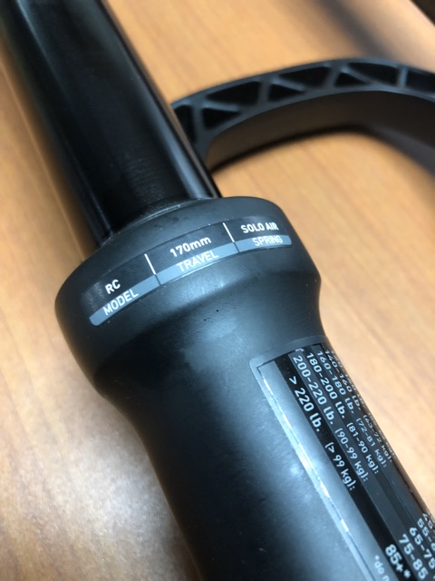 rockshox yari 170mm