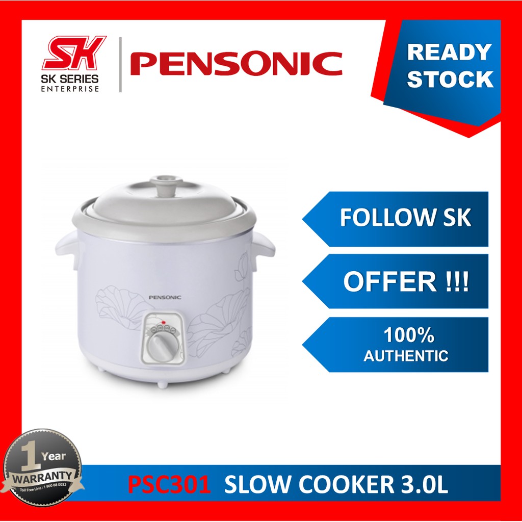 Pensonic Slow Cooker 3L PSC-301 Periuk Perlahan