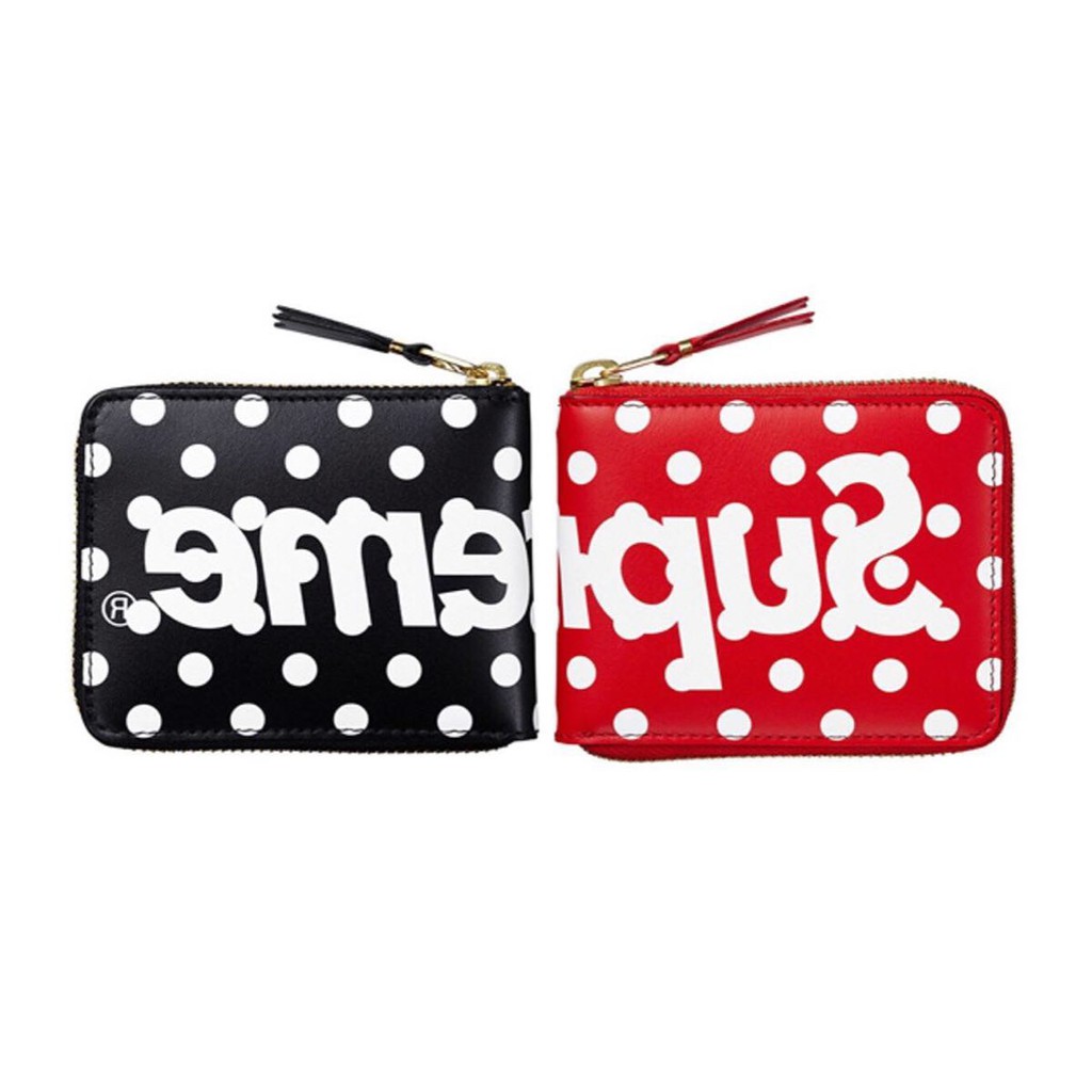 cdg x supreme wallet