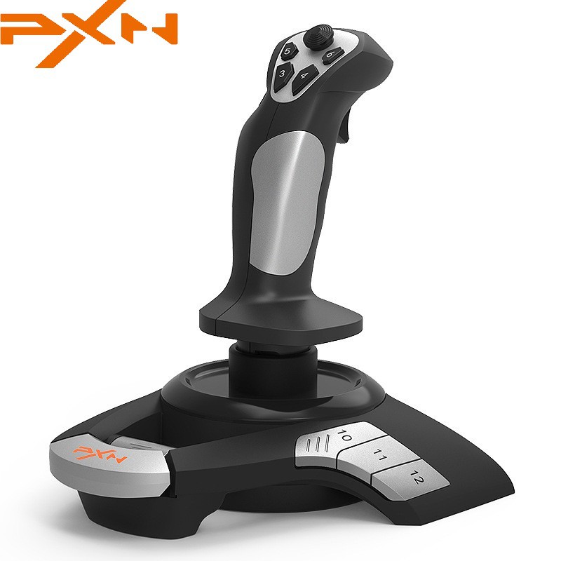 (READY STOCK)PXN-F16 Flight Simulator Stick Flight Stick PC Joystick ...