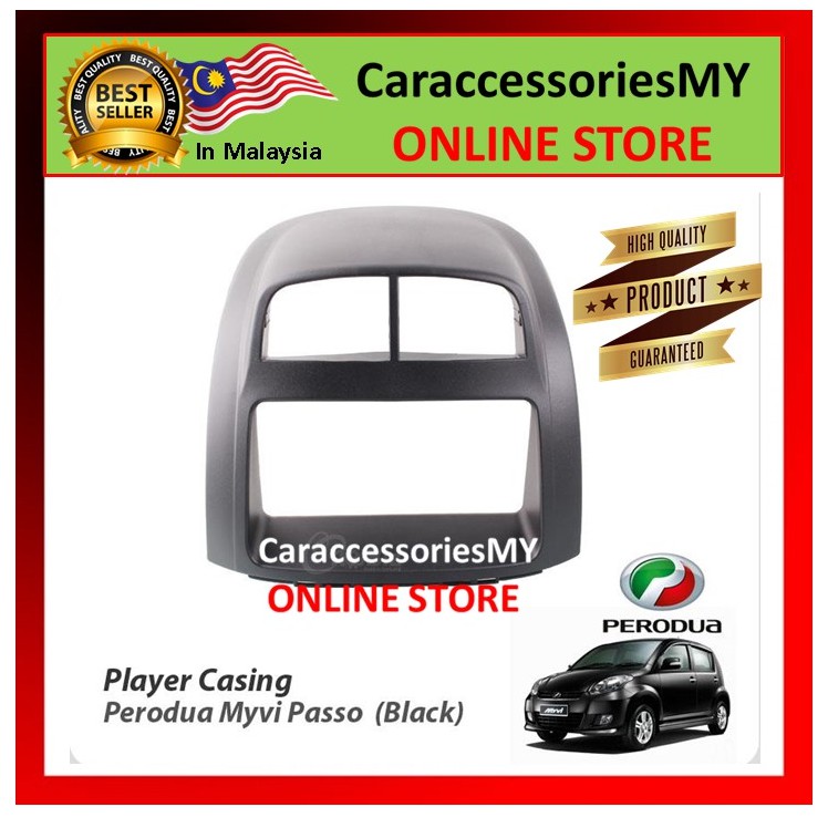 PERODUA MYVI  OLD DOUBLE DIN PLAYER CASING (TOYOTA SIZE PLAYER)