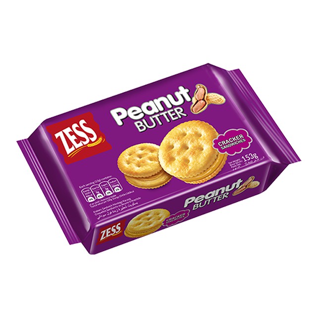 ZESS Cracker Sandwich Peanut Butter 1 Carton (24 x 153g) Shopee Malaysia