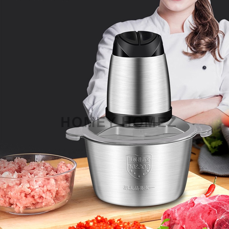 Pery Smith 2L / 3L Stainless Steel Meat Mincer Food Blender Kering Food