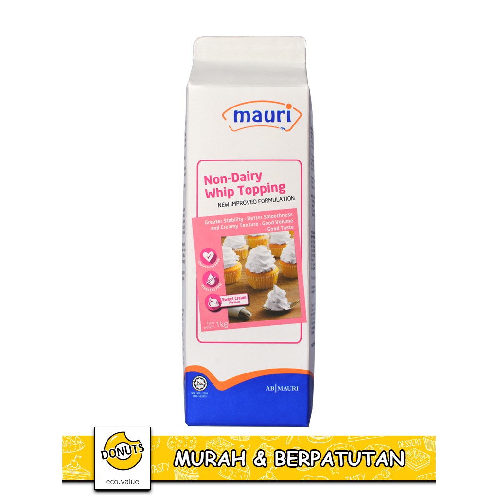 MAURI NON DAIRY WHIPPING CREAM TOPPING 1KG Shopee Malaysia