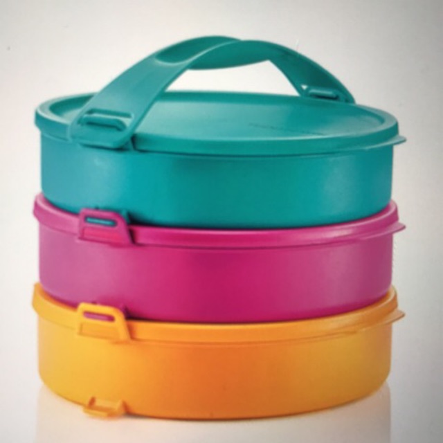 Tupperware Round Click to go 880mlx 3pcs | Shopee Malaysia