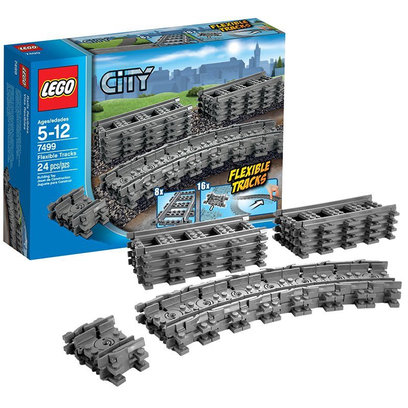 lego 7499 city flexible and straight tracks