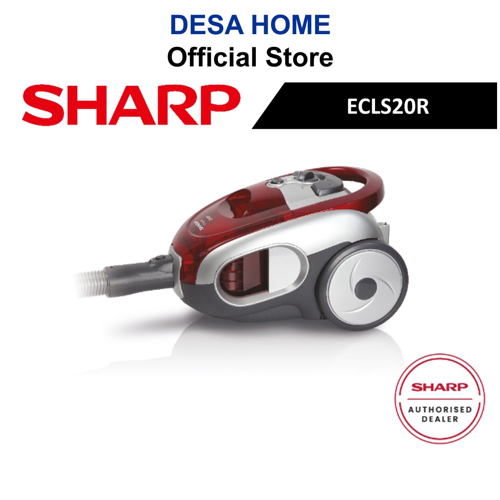 Sharp ECLS20R Bagless Vacuum Cleaner (2000W)