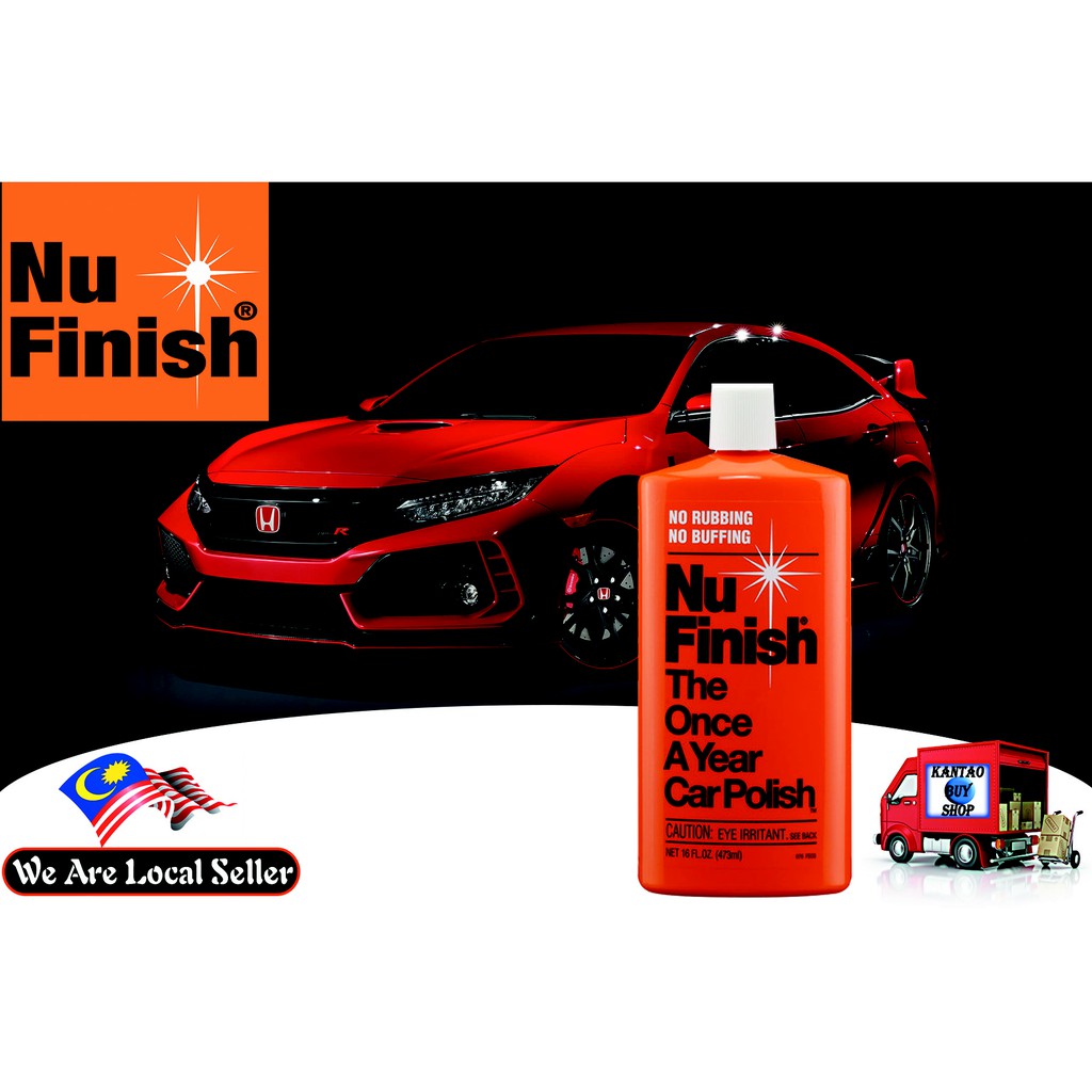 Nu Finish No 1 Car Polish 473ML (+free gift) Shopee Malaysia
