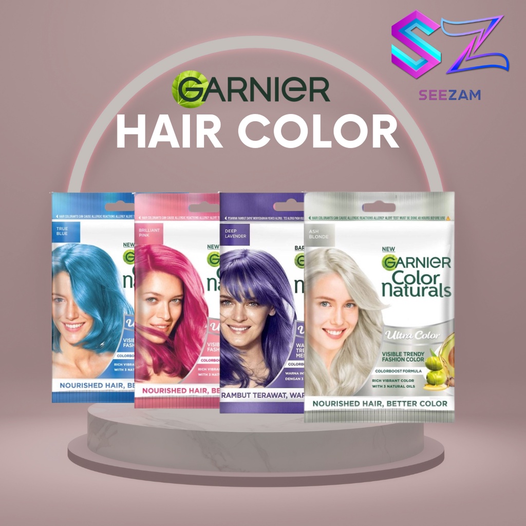 Garnier Hair Color Hair Drye 30ml +30g Brilliant Pink ASH Blonde True ...