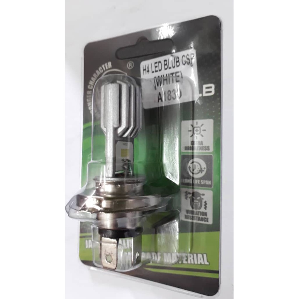 H4 / HS1 FRONT BULB LAMPU MENTOR DEPAN (LED) BRIGHT LIGHT sc | Shopee ...