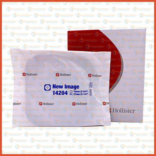 14204 Hollister FlexWear Ostomy Skin Barrier CuttoFit with Tape 70mm