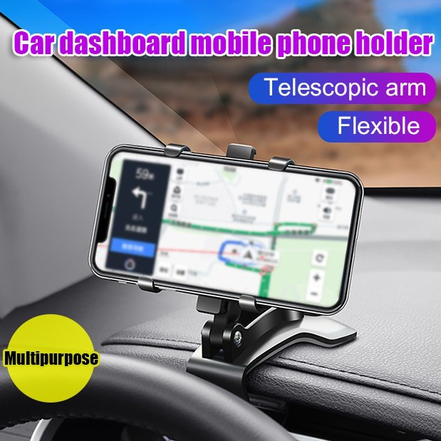 SICH Pemegang Telefon Mudah Alih Pemegang Papan Pemuka Dashboard Pemegang Telefon Bergerak 360 Gelar Pemegang Navigasi Kereta