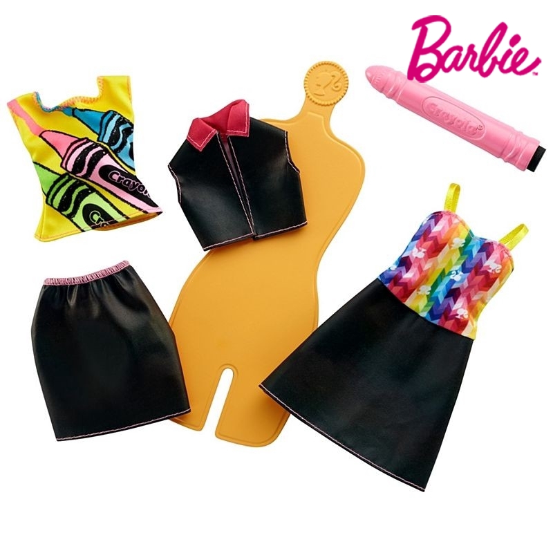 barbie crayola rainbow design