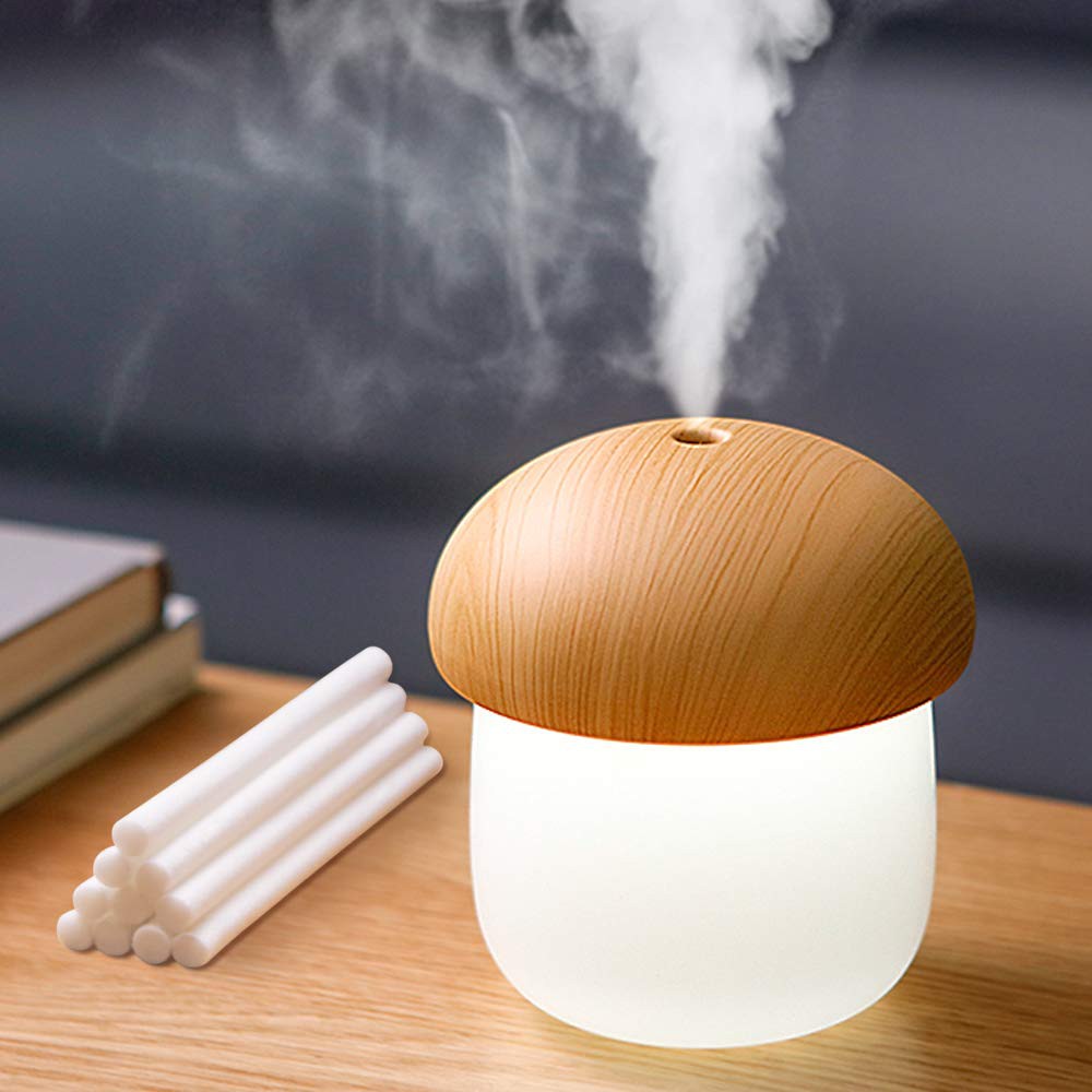 Ourry USB Mini Humidifier Humidifier Desk Air Mushroom Diffuser with