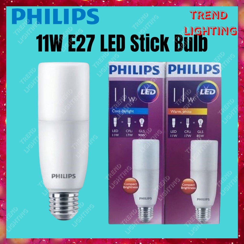 m280 PHILIPS Led Bulb led stick Bulb 11W E27 Philips MyCare / comfort Replacement light Bulb (daylight / warm white) | Shopee Malaysia