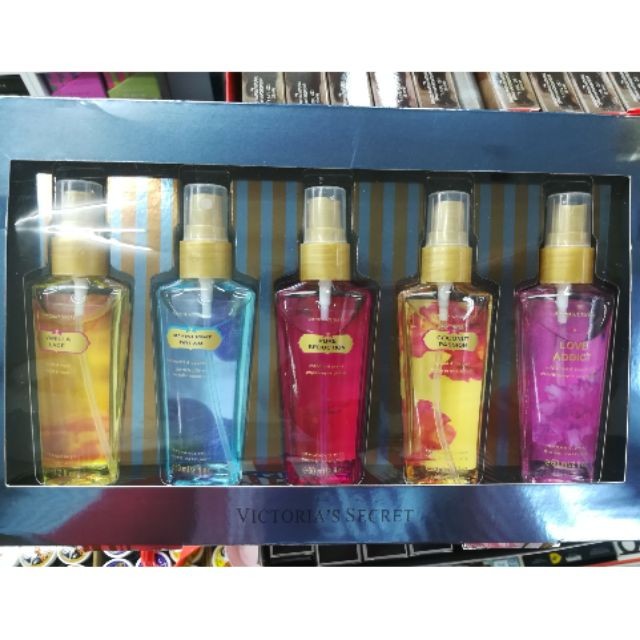 Body mist_V.i.ctoria@Secret Body Mist 5 in 1 Gift Set (New) | Shopee ...