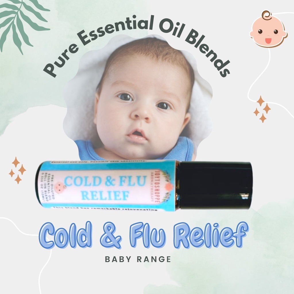 [Joy] Cold & Flu Relief Baby RollOn Pure Essential Oil Prediluted