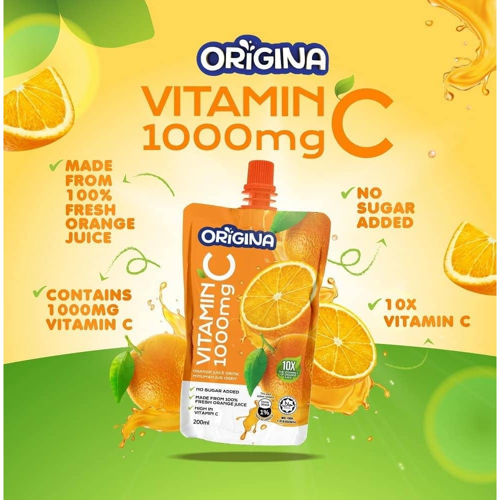 Origina Vitamin C 1000mg 1 Pouch X 0ml Shopee Malaysia