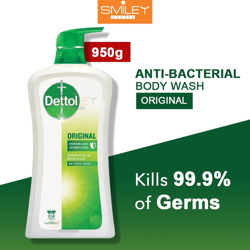 Dettol Antibacterial Body Wash Shower Gel Original 950ml Ph Balanced Germ Protection Refreshing 1551