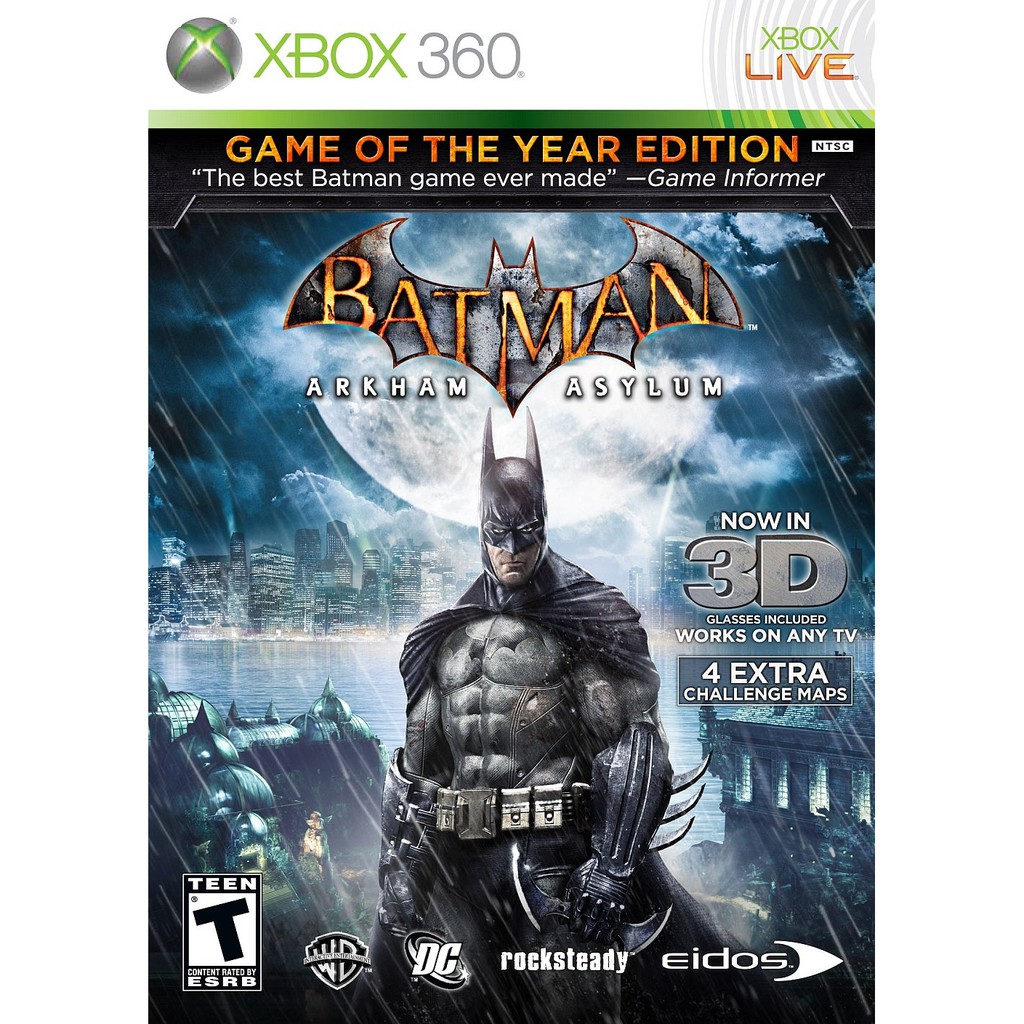 xbox360 Batman Arkham Asylum GOTYE [Jtag/RGH] | Shopee Malaysia