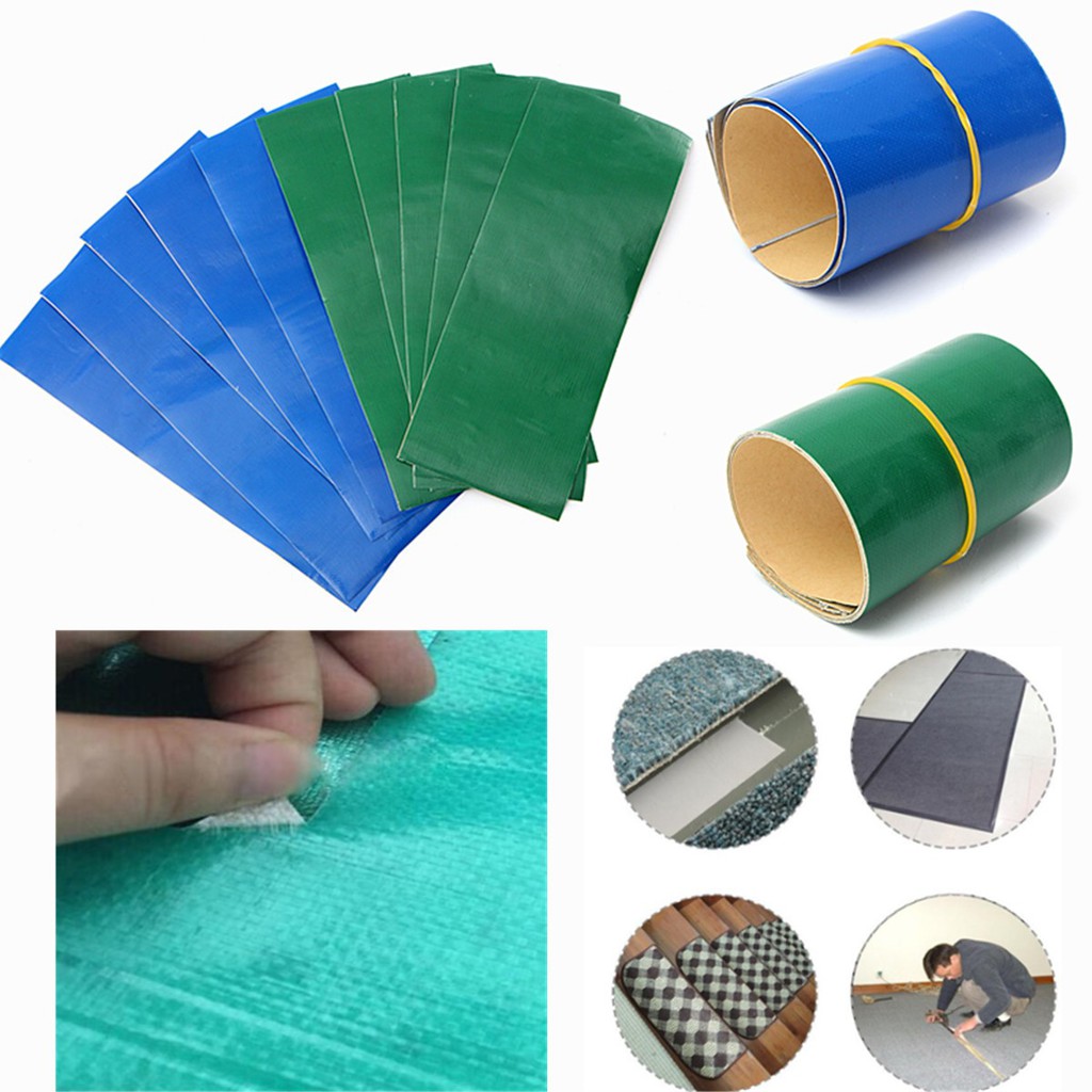 5/10Pcs Waterproof Fiber  Adhesive Patch Tape Canvas Tent Awning Swag 