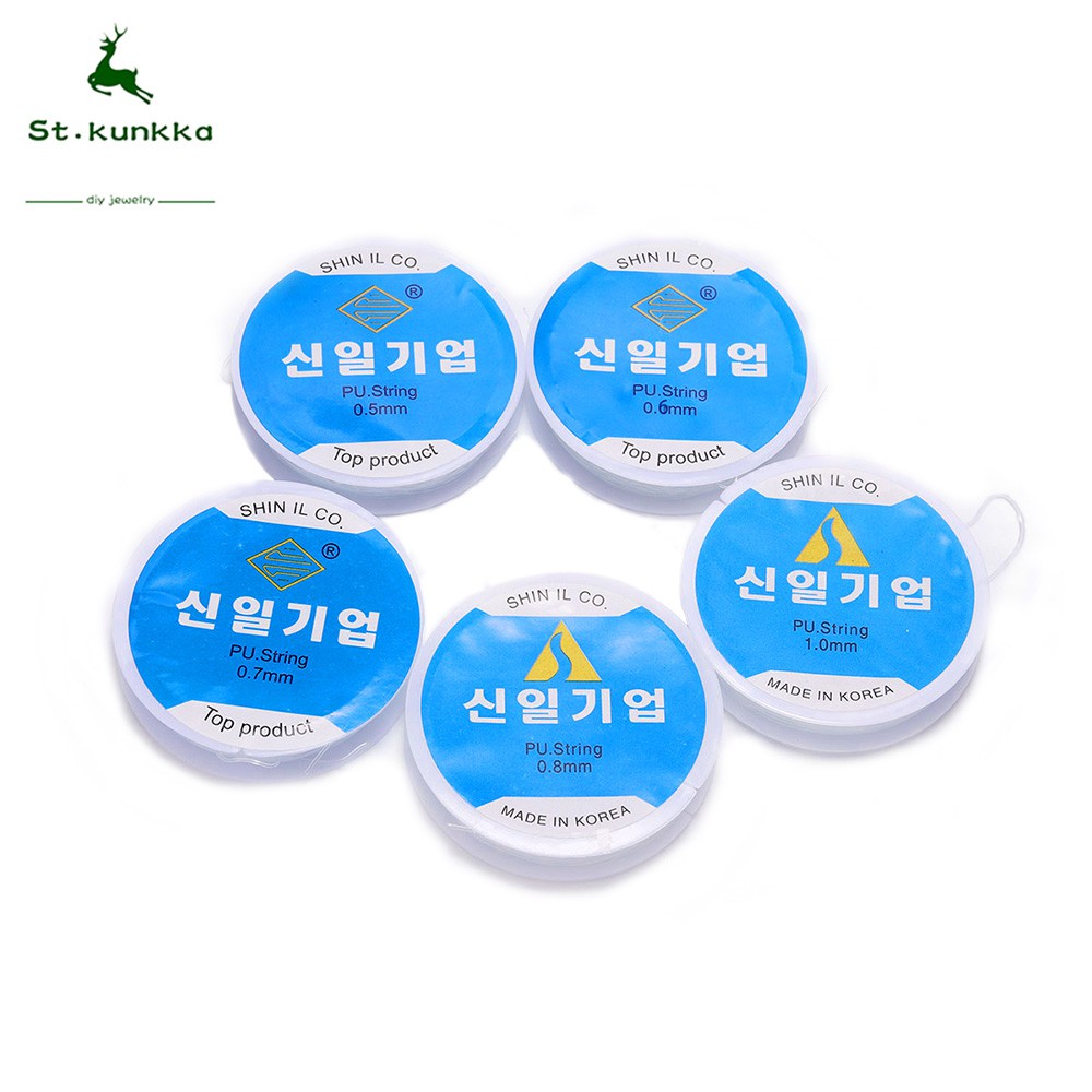 St.kunkka High Quality Crystal Elastic Beading Line Cord Thread String Stretch Elastic Beading Cord Wire For DIY Necklace Bracelet Jewelry Making