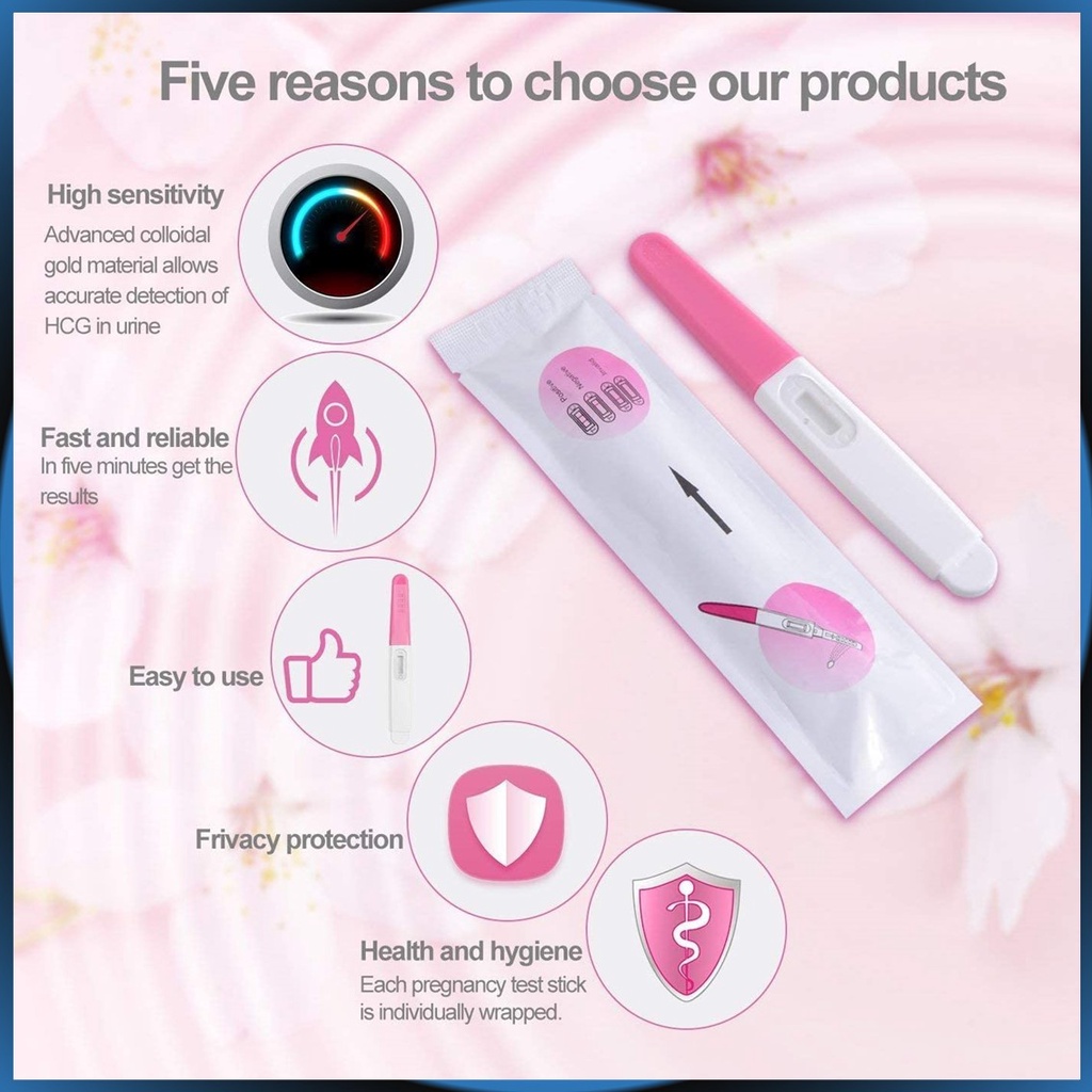 Mother pregnancy test pen pregnant kehamilan 验孕棒 upk opk upt 1 step urine test early detection HCG Rapid Screen Test