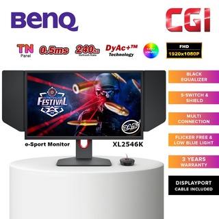 Benq Zowie 24 5 Xl2546k 240hz 0 5ms Dyac Esports Gaming Monitor Shopee Malaysia