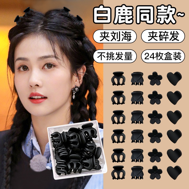 Box of 12/24 Set Hair Clips for Women Korean Side Summer Small Hair