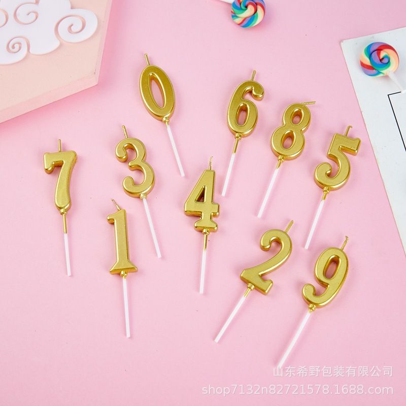 Number Candle Birthday Party Celebration Cake Candle Nombor Lilin Digital Candle
