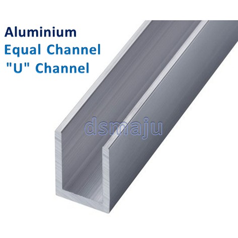 Aluminium Equal Channel Aluminium U Channel Aluminium U Frame U Shape Shopee Malaysia