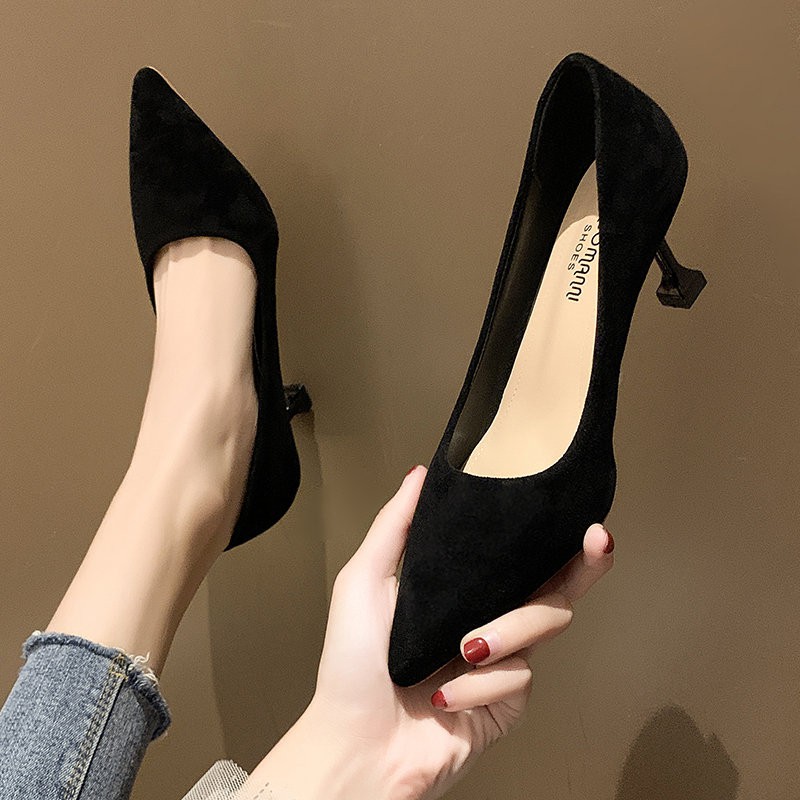 cat heel shoes
