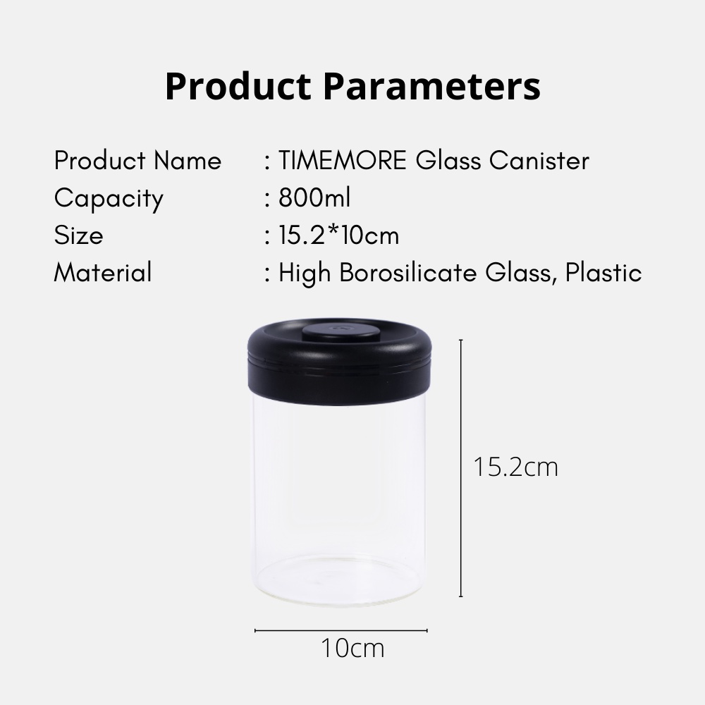 timemore glass canister