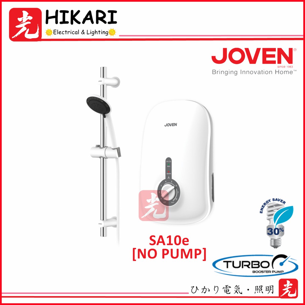 Joven SA10E Instant Water Heater SA10e [No Pump] - White