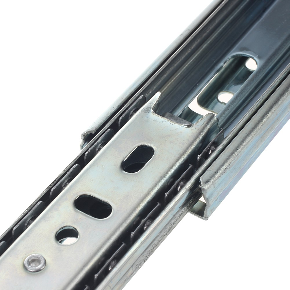 2 Pcs X 8 2 Fold Ball Bearing Telescopic Cabinet Drawer Slide