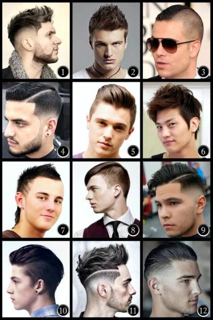 Poster Model Potong Rambut Barbershop Pria Shopee Malaysia