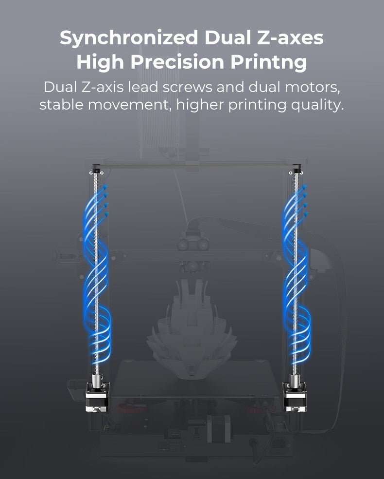 Ender-3 s1 plus 3d printer semi diy 300*300*300mm touch screen auto leveling dual z