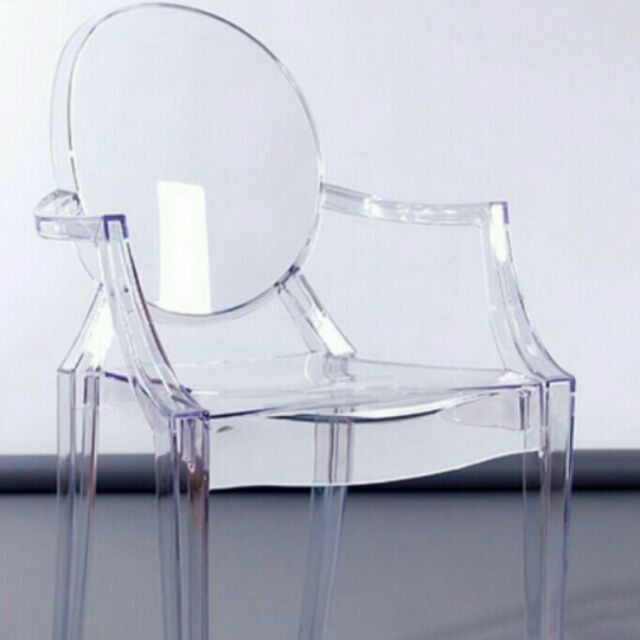 Roses Crystal Transparent Chair Shopee Malaysia