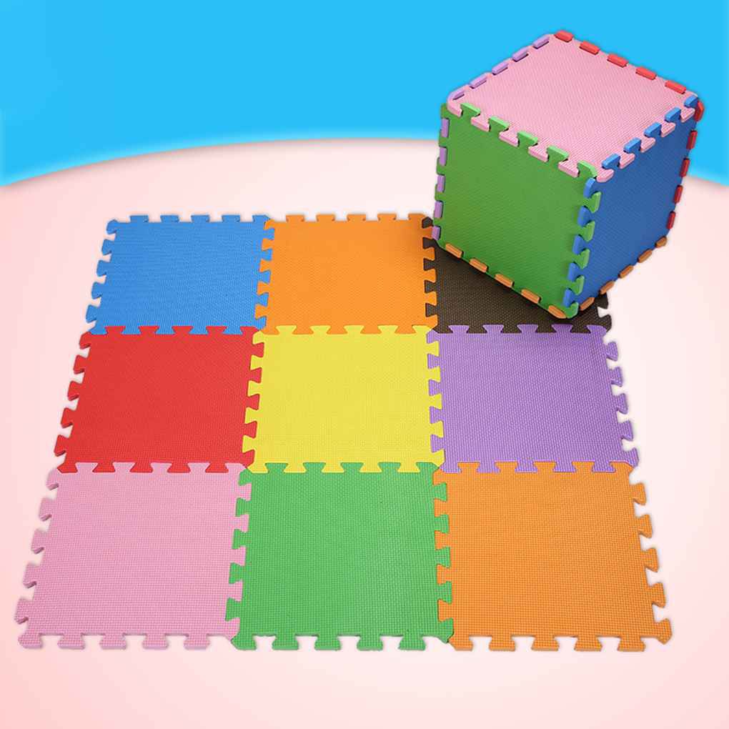 9pcs Foam Mat Children S Puzzle Mat Baby Playing Foam Floor Pad