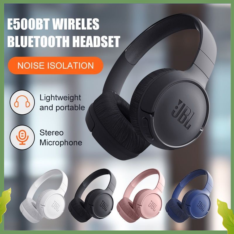 JBL E500BT Wireless Earphone Jbl T500Bt Bluetooth Tune E500Bt T500Bt