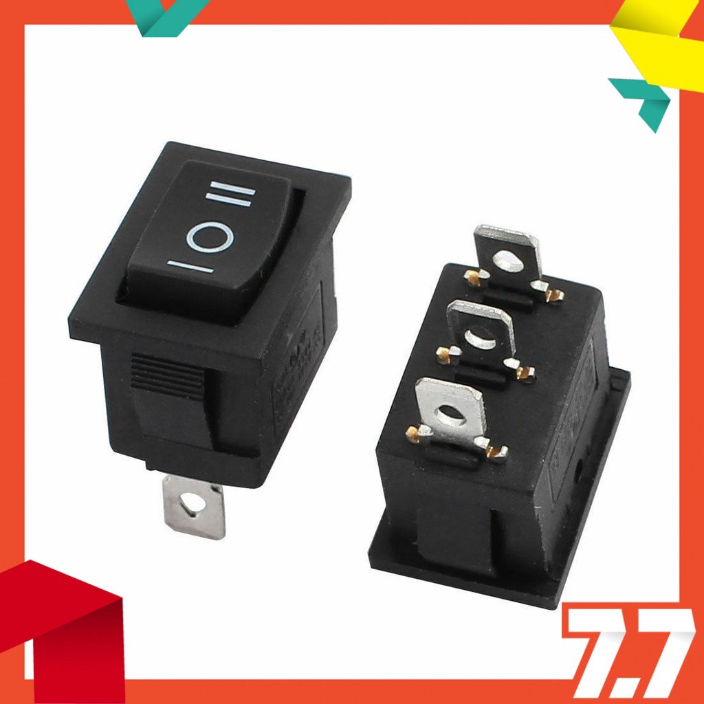 1Pcs 3Position Rectangular Rocker Car Switch 3Way 12V Shopee Malaysia