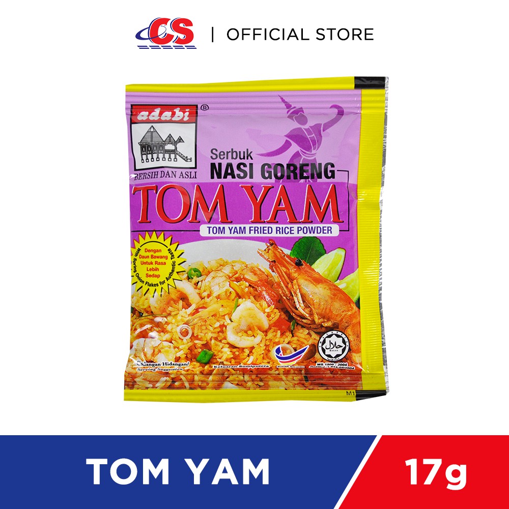 Adabi Perencah Nasi Goreng Tom Yam 17g Shopee Malaysia