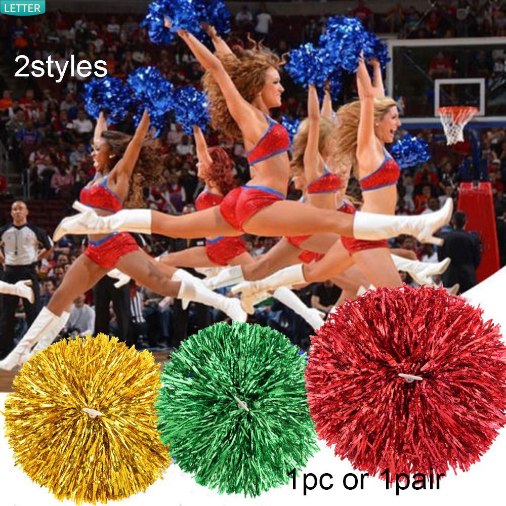 2 Pcs Cheerleading Cheer Pom Poms Dance Cheerleader Pom Poms Sports 